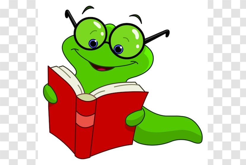 Bookworm Royalty-free Cartoon Clip Art - Artwork - Cute Please Cliparts Transparent PNG