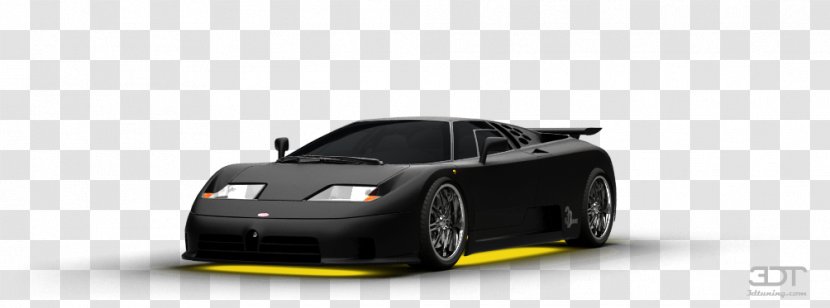 Supercar Automotive Design Compact Car Lighting - Bugatti EB 110 Transparent PNG