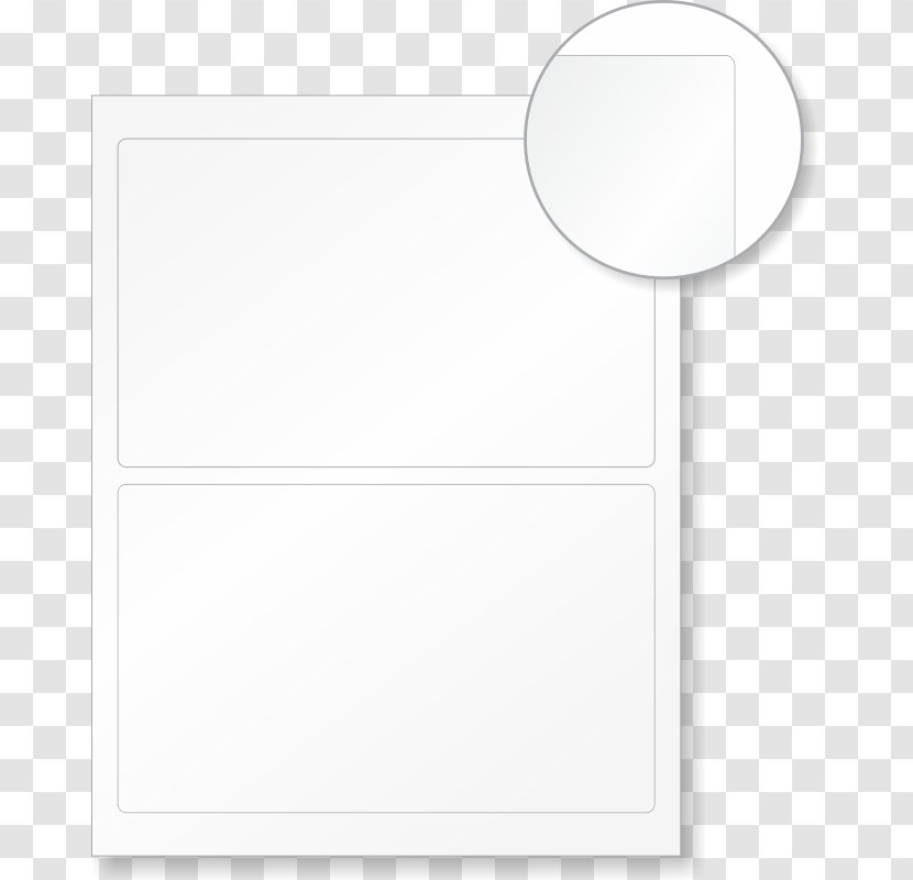 Paper Angle Material - Blank Label Transparent PNG