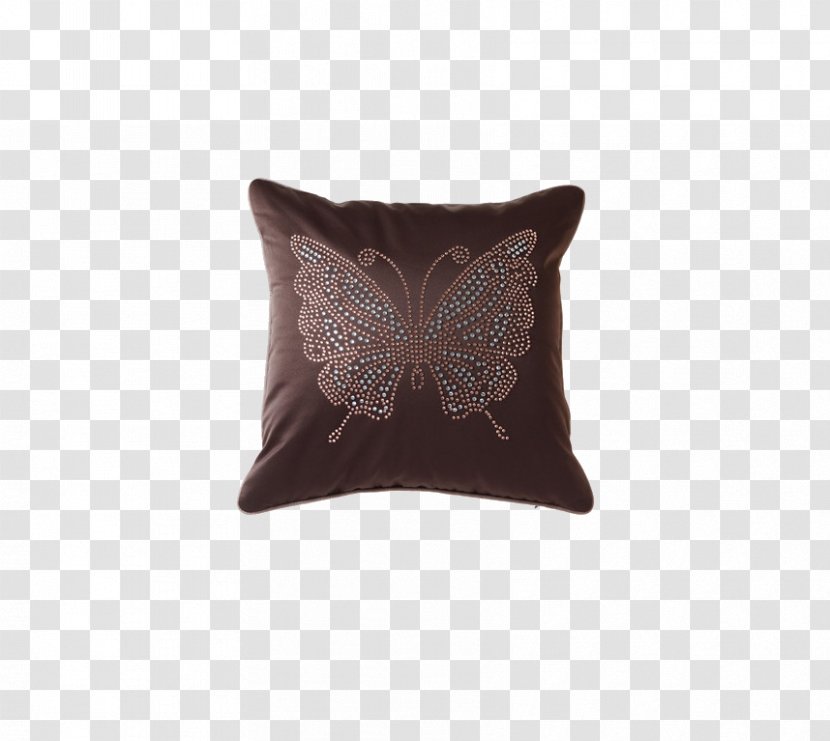 Throw Pillow Cushion - Butterfly Transparent PNG