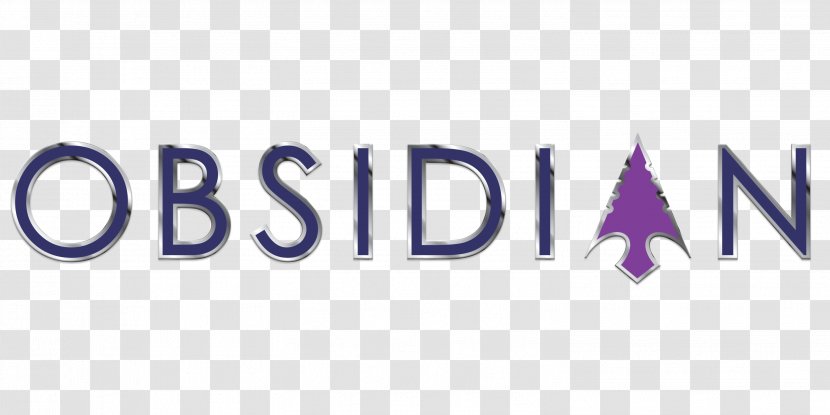 Logo Brand Obsidian Font Transparent PNG