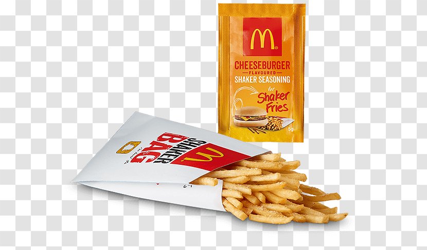 McDonald's Cheeseburger French Fries Big Mac Hamburger - Cuisine - Seasoning Flavors Transparent PNG