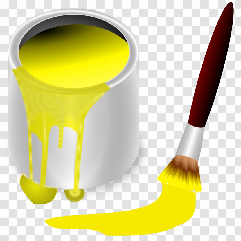 Paintbrush Clip Art - Brush - Bucket Transparent PNG
