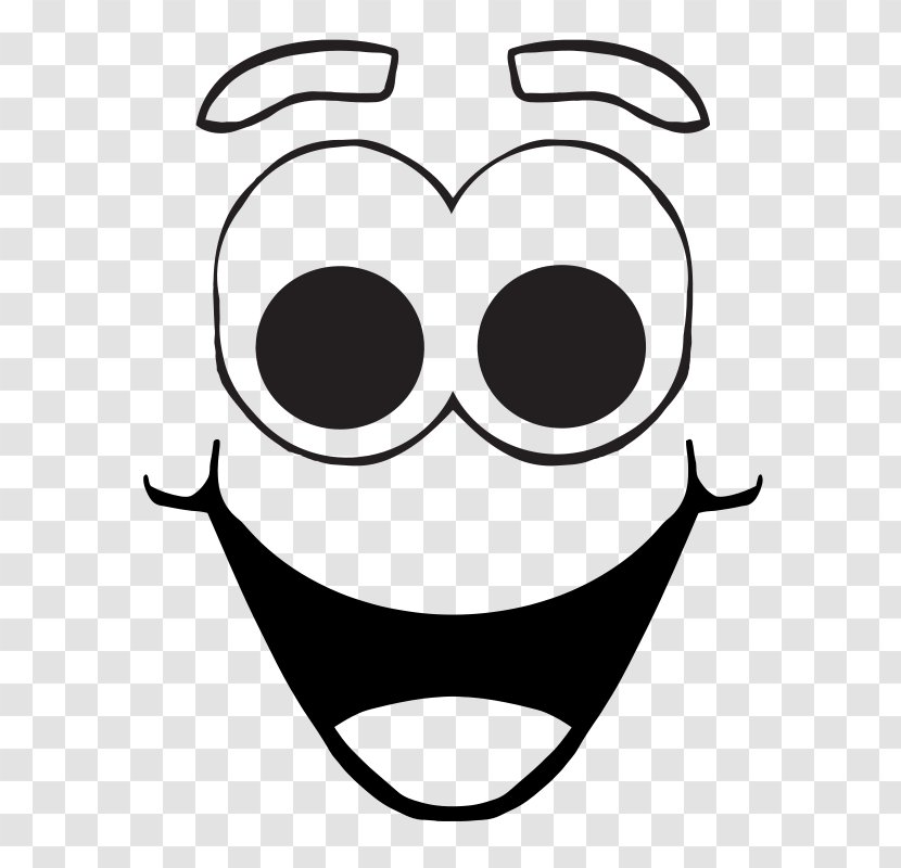 Smiley Clip Art - Black And White - Smiling Mouth Cliparts Transparent PNG