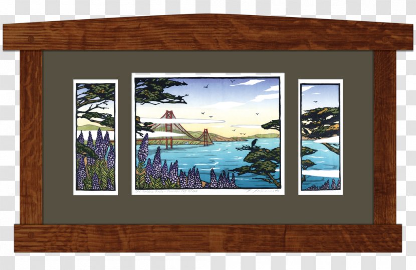 Golden Gate Bridge Trail Run Sather Tower Picture Frames - Landmark Transparent PNG