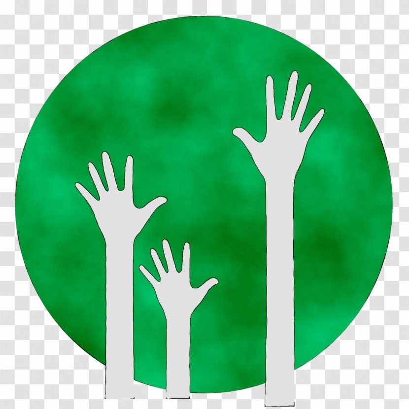 Green Finger Font Antler - High Five - Gesture Transparent PNG