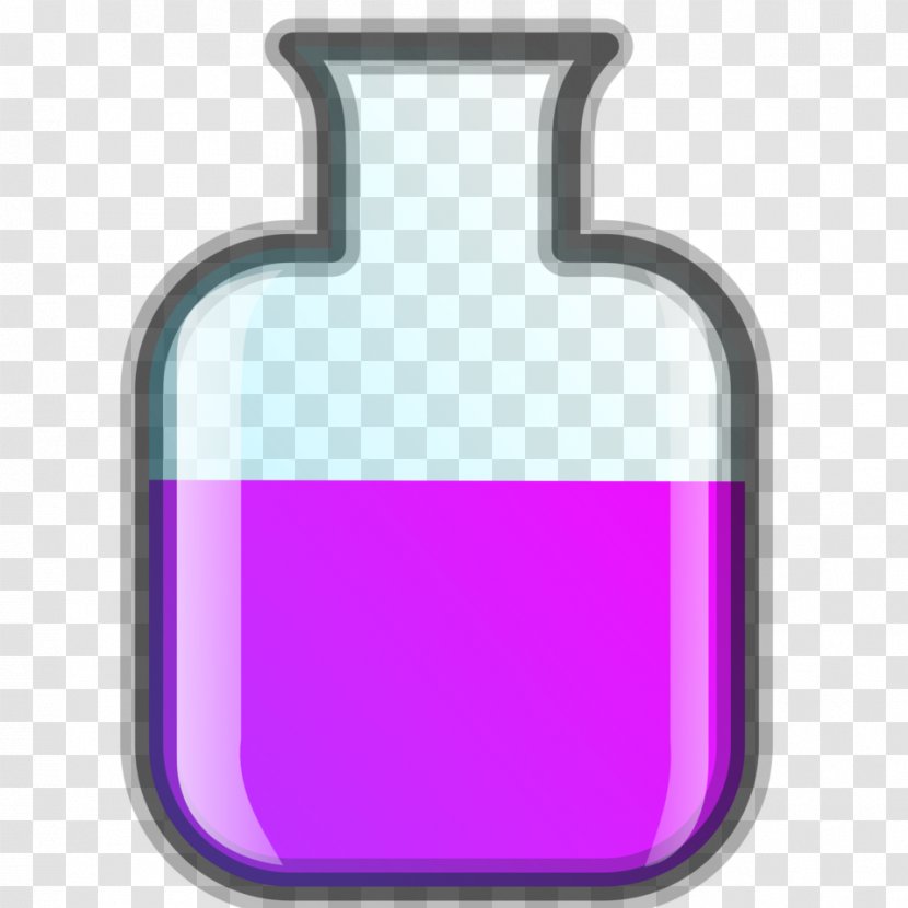 Laboratory Flasks Test Tubes Erlenmeyer Flask Clip Art - Echipament De Laborator - Violet Transparent PNG