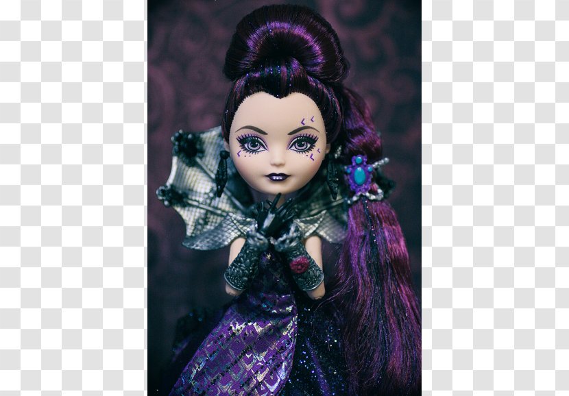 Monster High Barbie Doll Ever After - Raven - Queen Transparent PNG