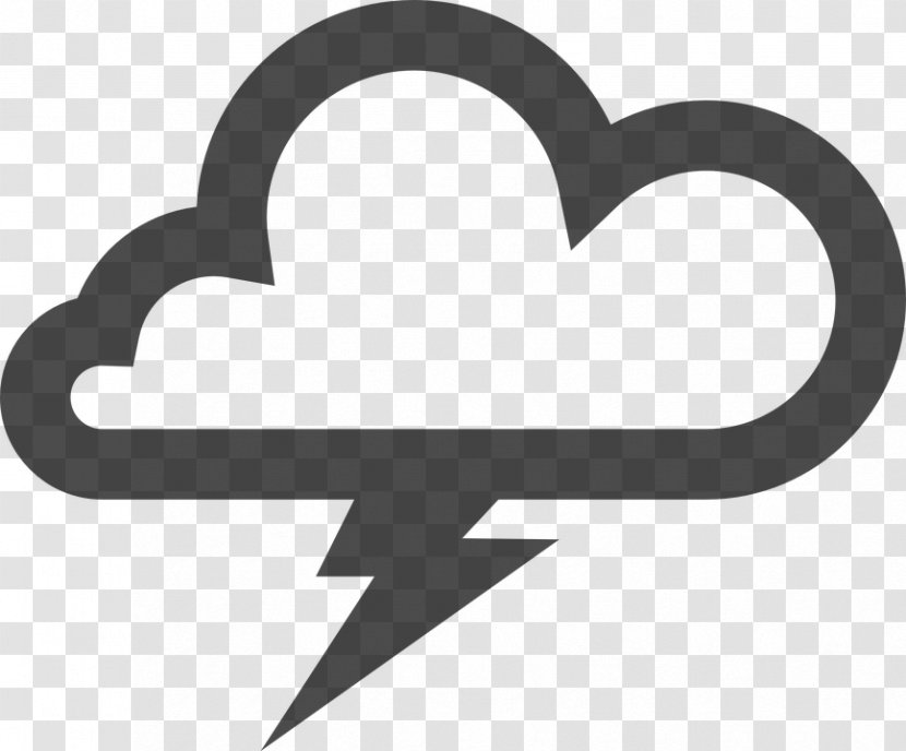 Thunderstorm Cloud Symbol - Thunder - Rain Or Shine Transparent PNG