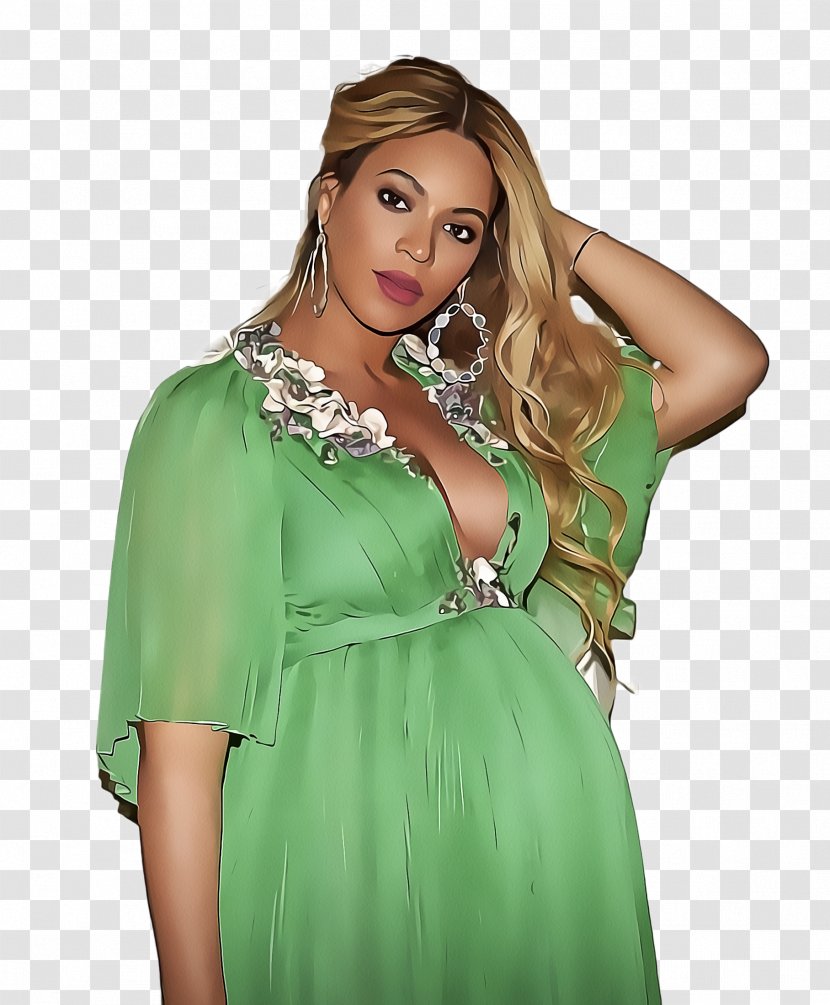 Green Clothing Fashion Model Dress Shoulder - Design - Photo Shoot Transparent PNG
