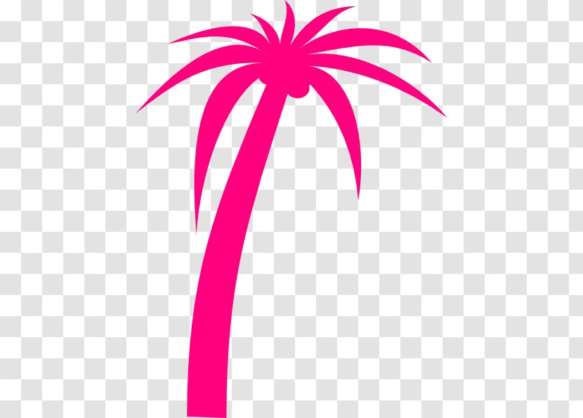 Arecaceae Clip Art - Logo - Pink Tree Transparent PNG