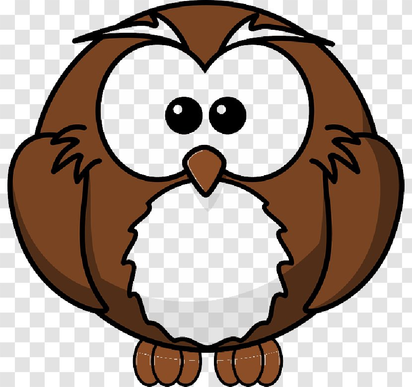 Clip Art Owl Animated Cartoon Image - Cute Eyes Transparent PNG
