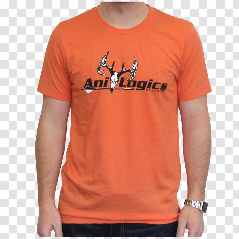 T-shirt Bluza Sleeve Logo - Orange T Shirt Transparent PNG