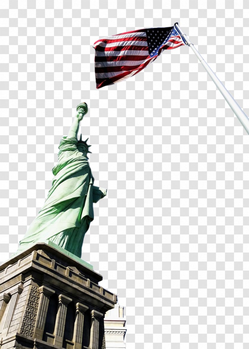 Statue Of Liberty National Monument Image Cruises - Flag Transparent PNG