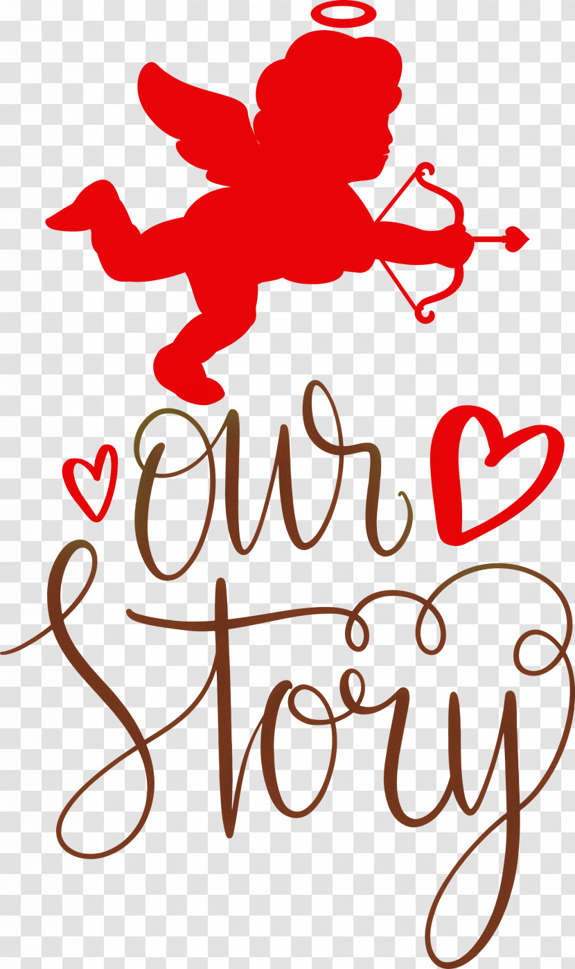 Our Story Love Quote Transparent PNG