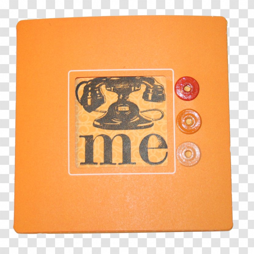 Telephone Square Meter Metal Brand - Orange - Customer Service Transparent PNG