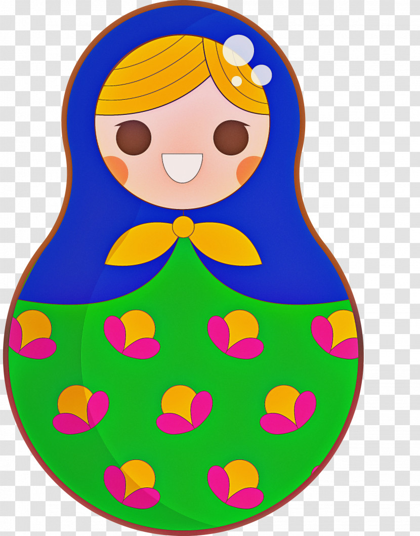 Colorful Russian Doll Transparent PNG