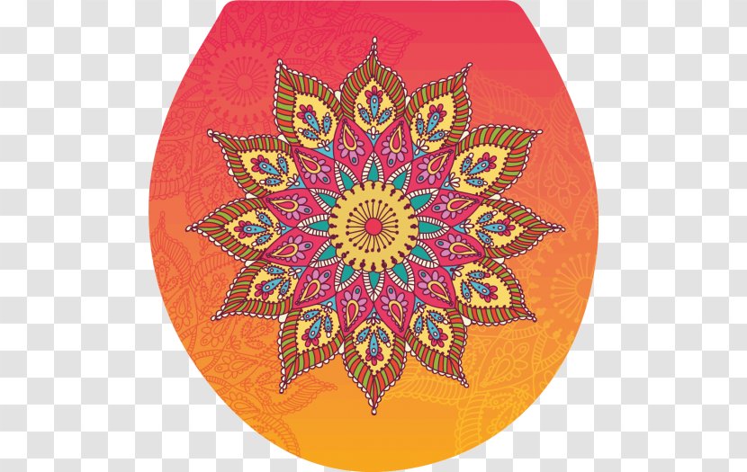 Floral Circle - Hippie - Design Motif Transparent PNG