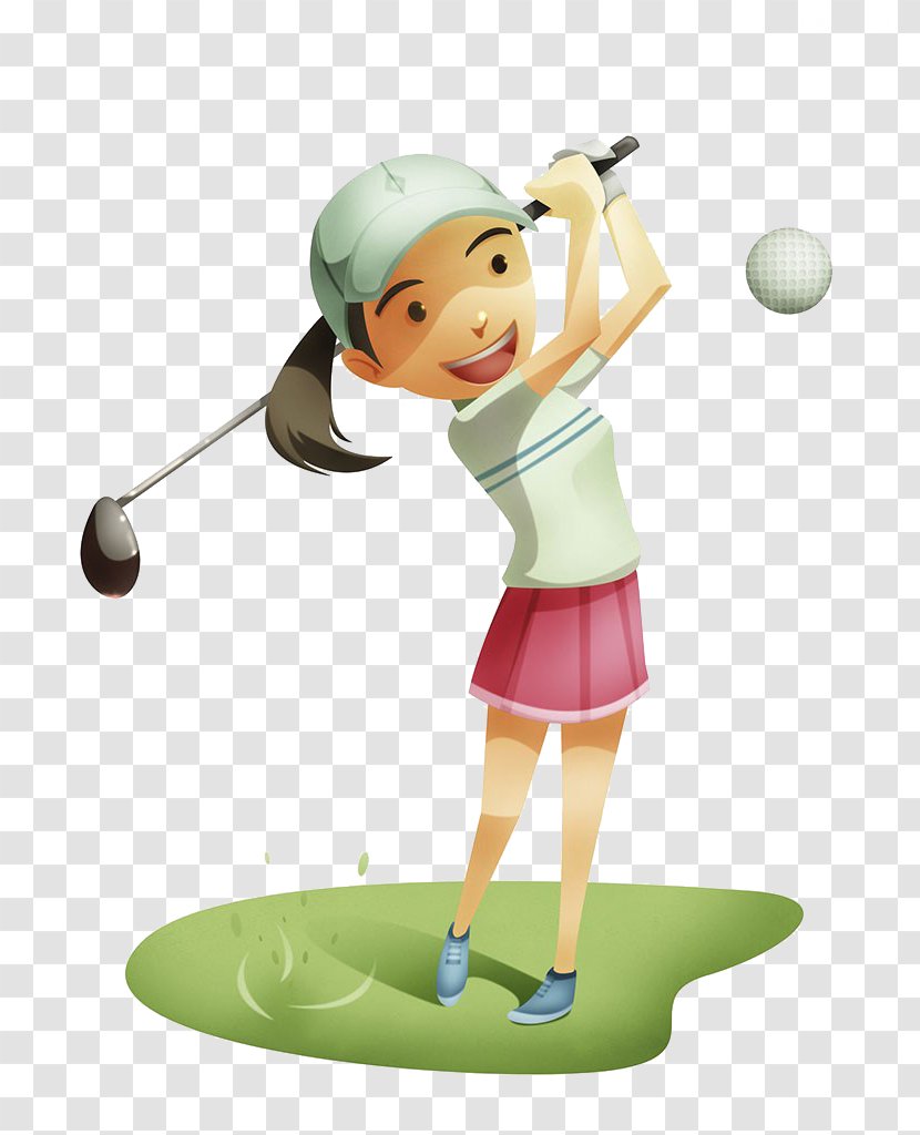 Golf Illustration Sports Image Vector Graphics - Athlete - Athelete Cartoon Transparent PNG