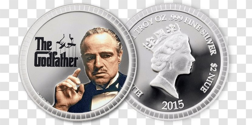 Marlon Brando Silver Coin The Godfather Vito Corleone - Money Transparent PNG
