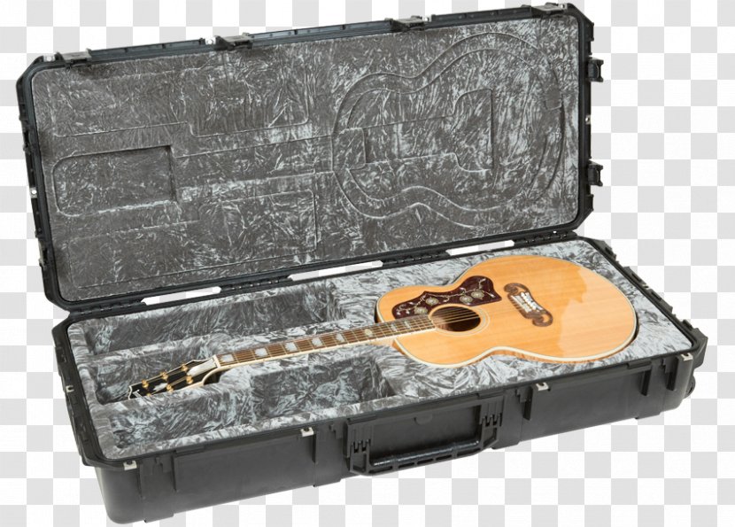 Gibson ES-335 Acoustic Guitar Road Case Skb Cases - Heart Transparent PNG