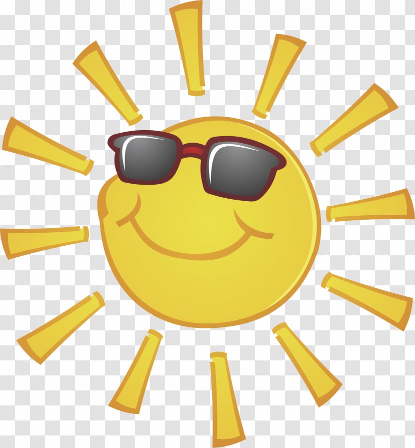 Sun With Sunglasses - Vision Care - De Transparent PNG