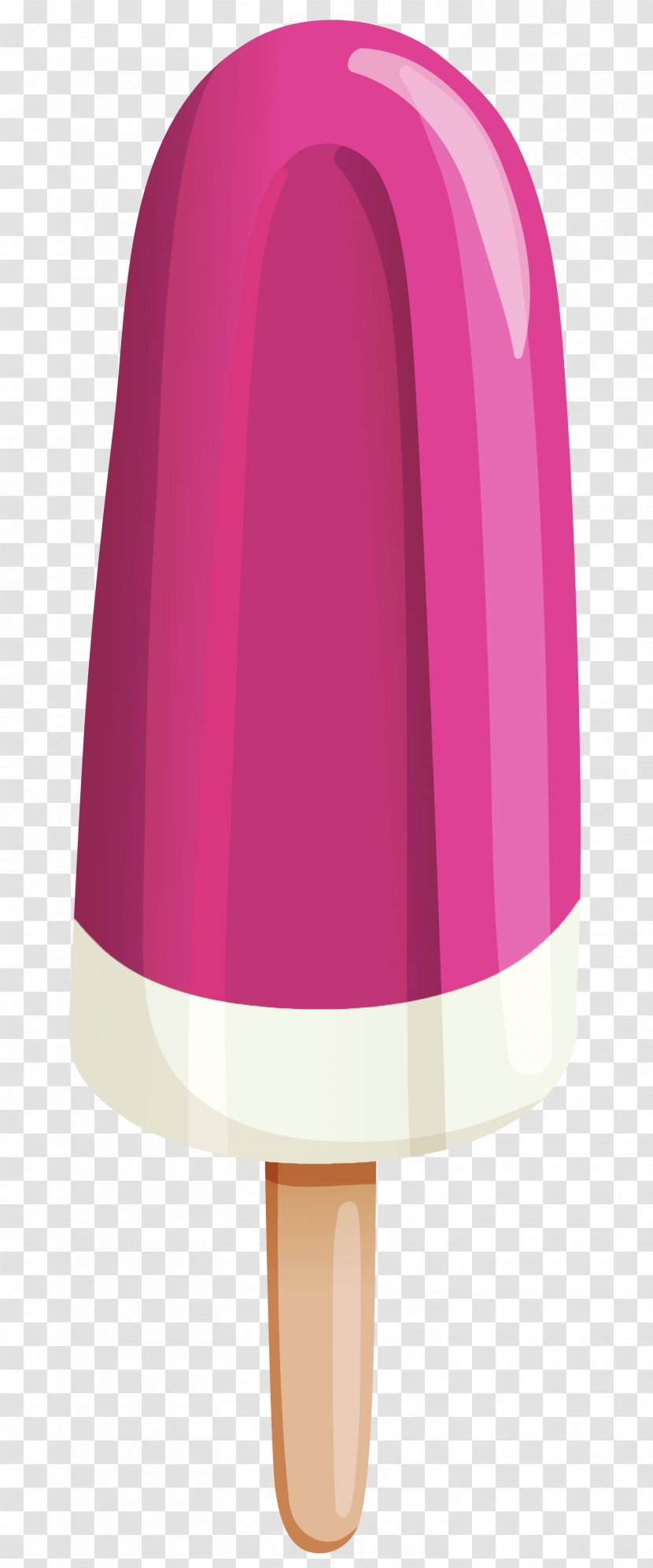 Ice Cream Cartoon - Purple - Pink Stick Clipart Transparent PNG