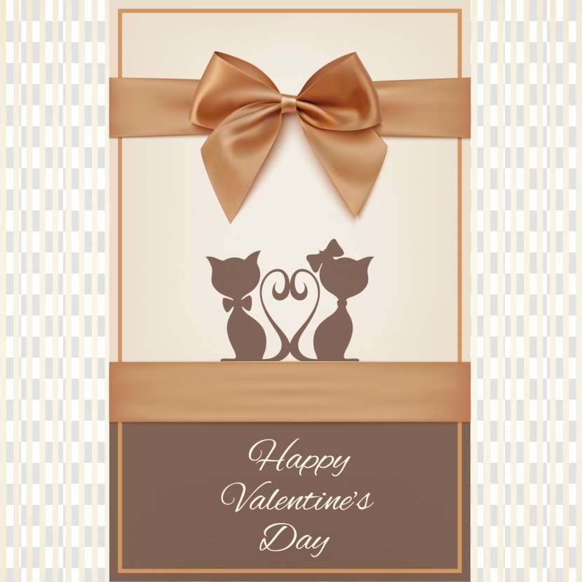 Wedding Invitation Valentine's Day Greeting Card - Hand Drawn Yellow Ribbon Bow Tie Transparent PNG