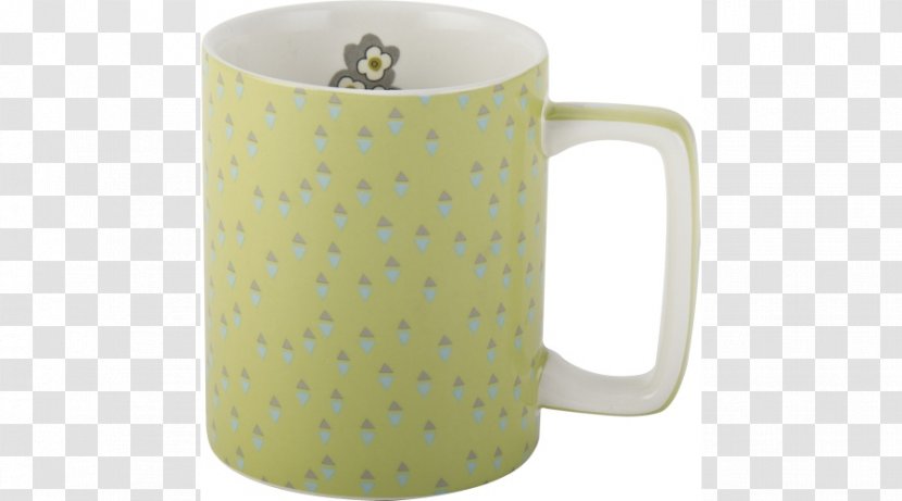Coffee Cup Mug Porcelain Ceramic - Earthenware - Retro Sunbeams With Yellow Stripes Transparent PNG