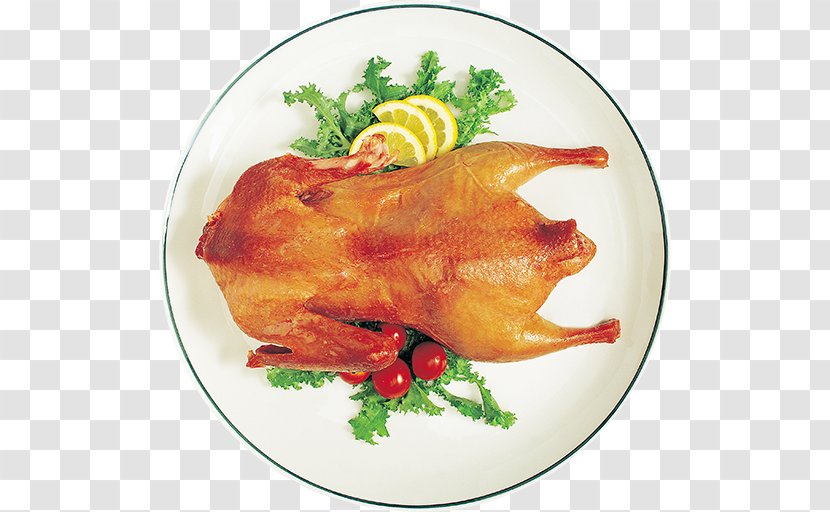 Roast Chicken Fried Barbecue Goose - German Food Transparent PNG