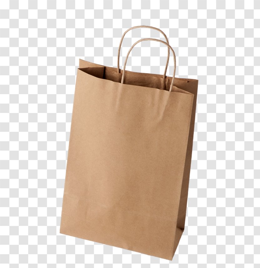 Paper Bag Kraft - Handbag - Light Brown Transparent PNG