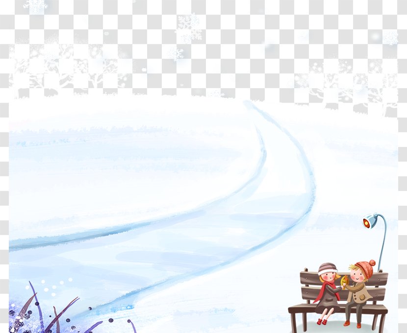 Snowman Cartoon - Arctic - Snow Couple Transparent PNG