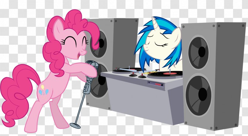 Pinkie Pie Digital Art Fan - Vinyls Transparent PNG