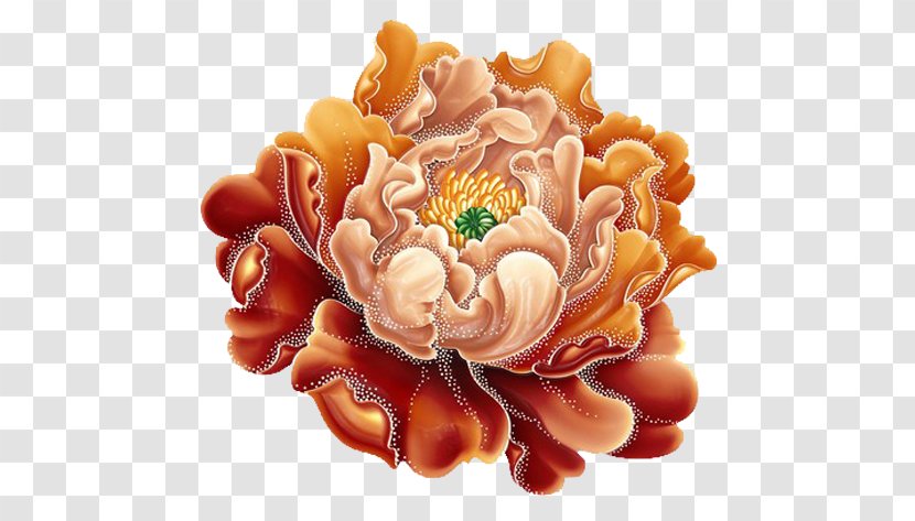 Moutan Peony Image Design Flower - Made Transparent PNG