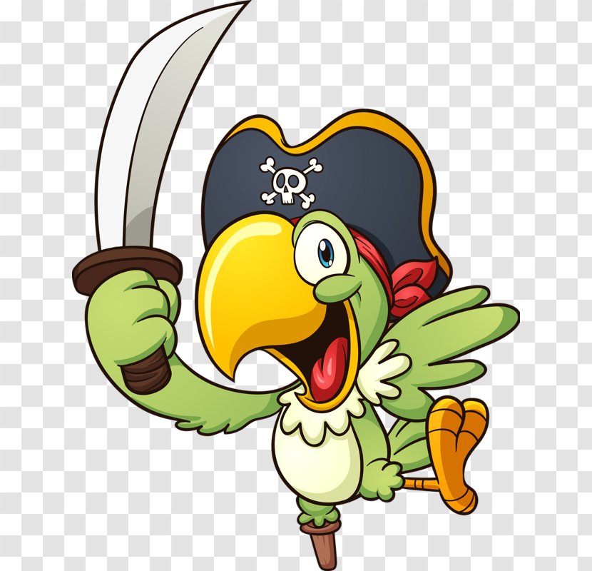 Parrot Piracy Royalty-free Clip Art - Food - Knife Transparent PNG