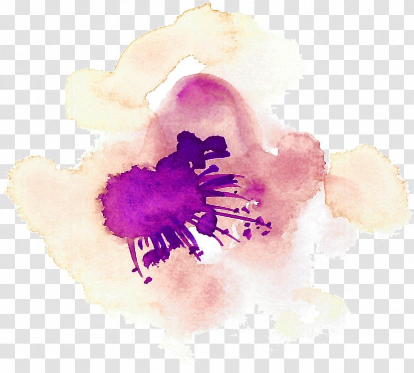 Flower Watercolor Painting Wedding - Gouache Creative Flowers Decoration Transparent PNG