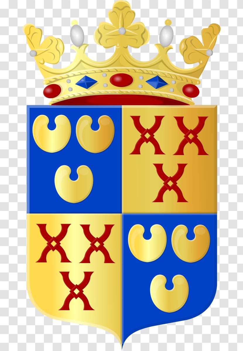 Wapen Van Veenendaal Coat Of Arms Mierlo Someren - Yellow Transparent PNG