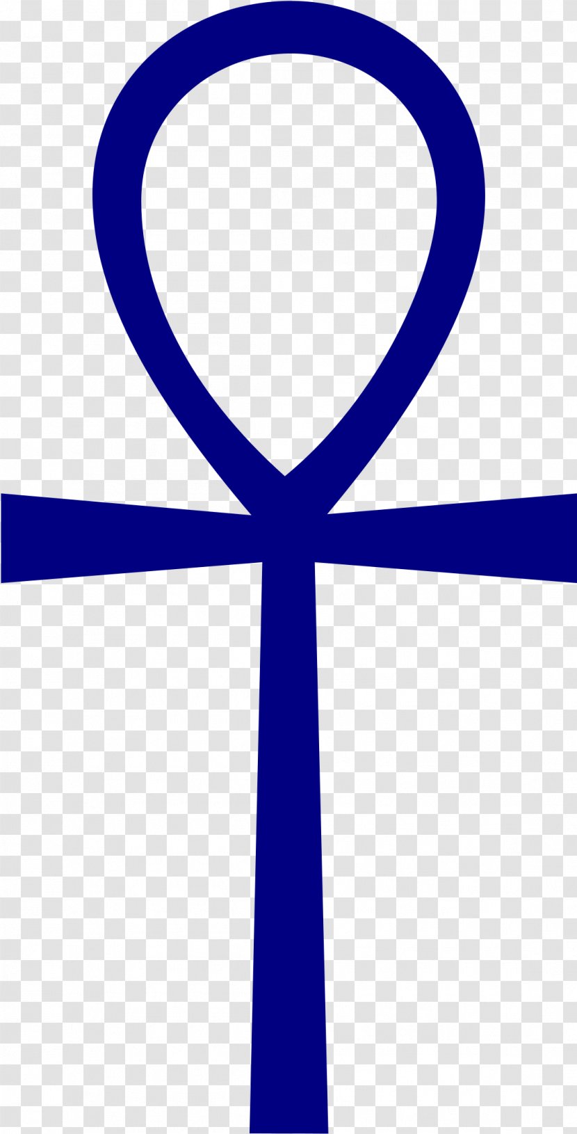 Christian Cross - Blue Electric Transparent PNG