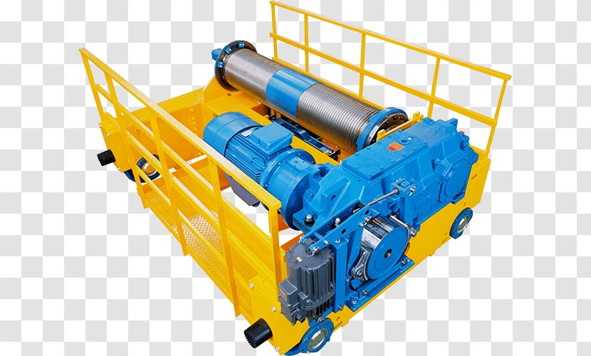 Overhead Crane Winch Hoist Industry - Construction Equipment Transparent PNG