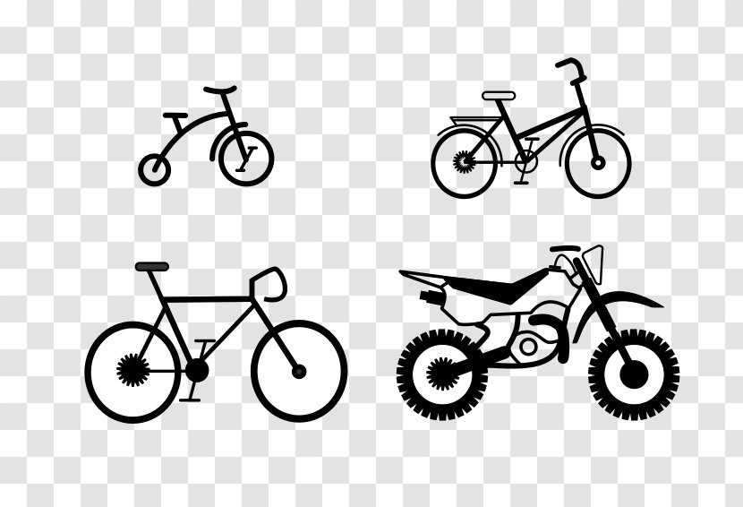 Bicycle Cycling Motorcycle Tricycle Clip Art - Sports Equipment - Small Transparent PNG