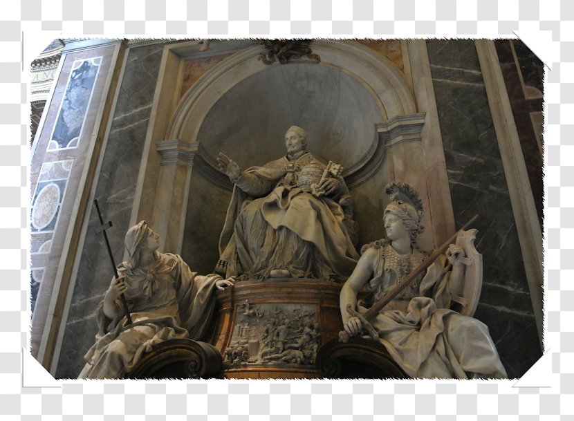 St. Peter's Basilica Statue Rome Religion - Reading - Cinque Terre Transparent PNG