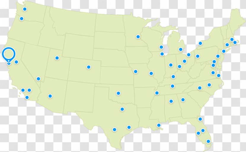 Map Electoral College Election Transparent PNG