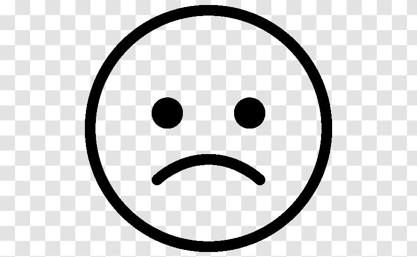 Emoticon Smiley - Area - Sad Transparent PNG