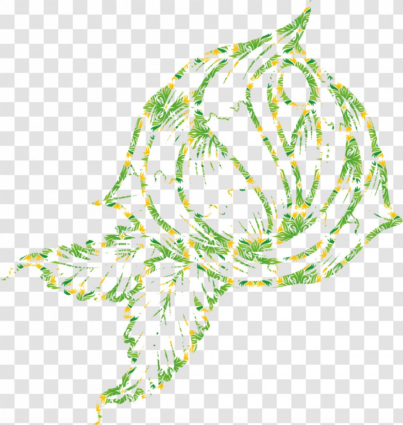 Euclidean Vector Flower - Green - Lovely Flowers Transparent PNG