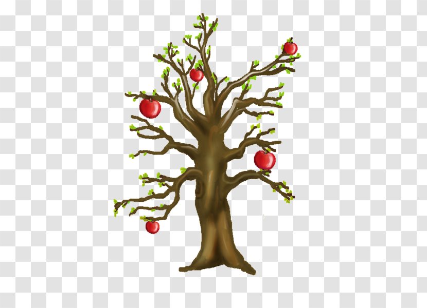 Clip Art Illustration Image Twig - Old Apple Tree - Arbor Day Arbre Transparent PNG