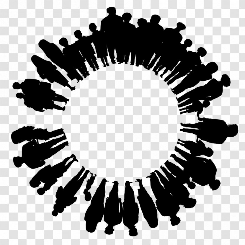 Circle Black-and-white Clip Art Logo - Blackandwhite Transparent PNG