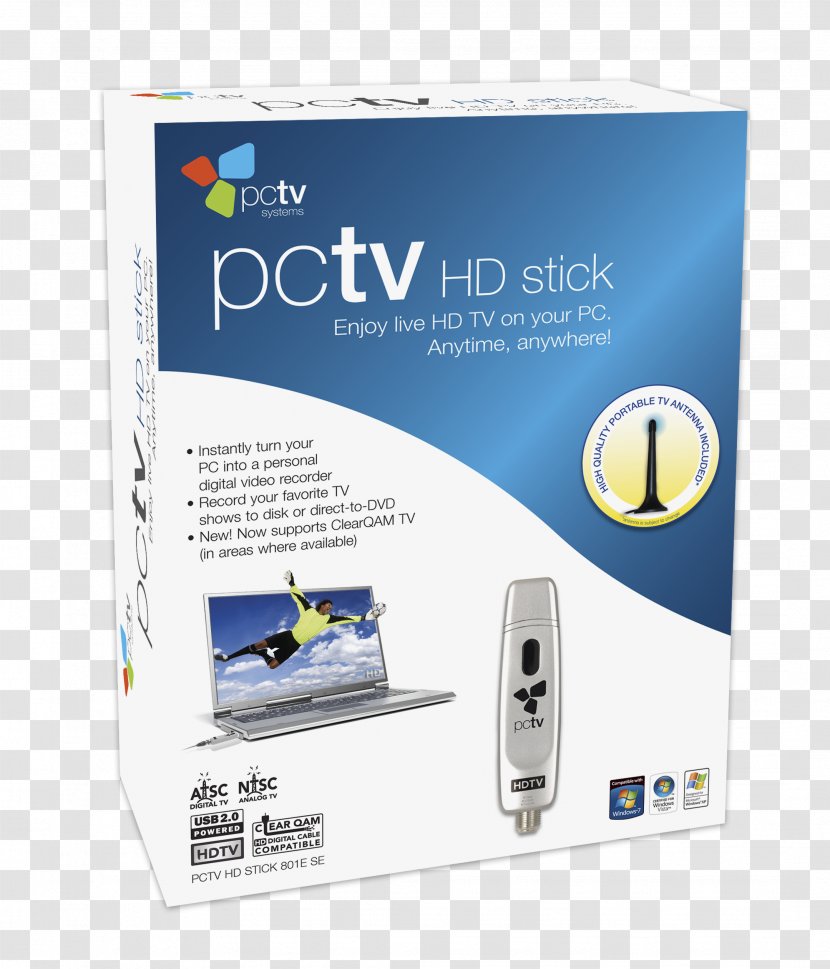Amazon.com High-definition Television ATSC Tuner Video Stick PC - Atsc Transparent PNG
