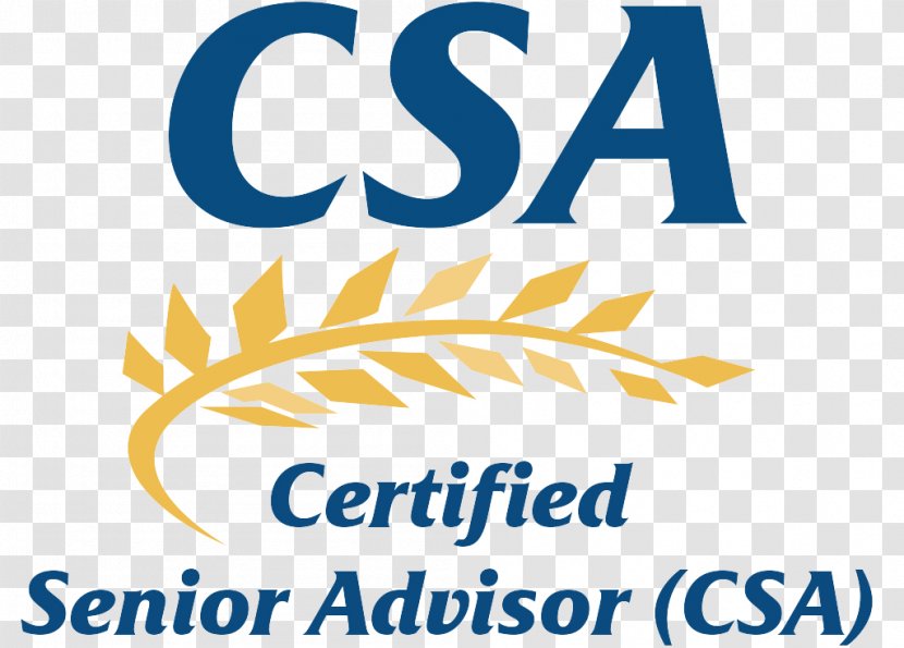 Organization Certified Senior Advisor (CSA) Certification Logo Accreditation - Flower - Sending Mail Transparent PNG