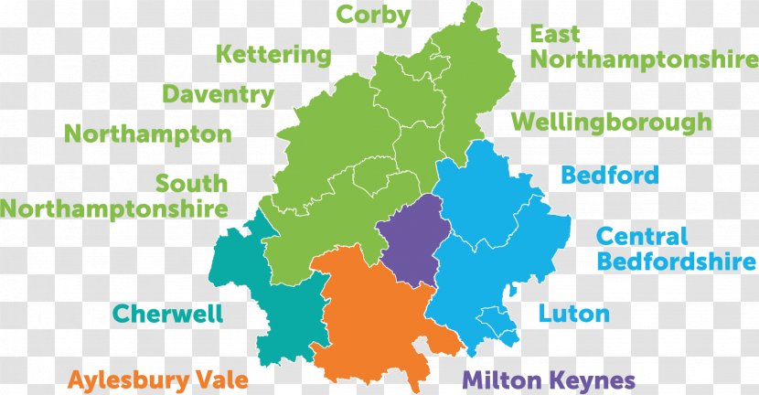 Business South East Midlands Local Enterprise Partnership Map Information Transparent PNG