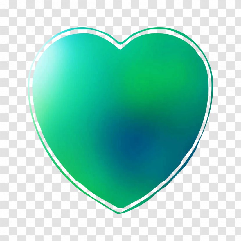 Desktop Wallpaper Product Design Heart Computer - Teal Transparent PNG